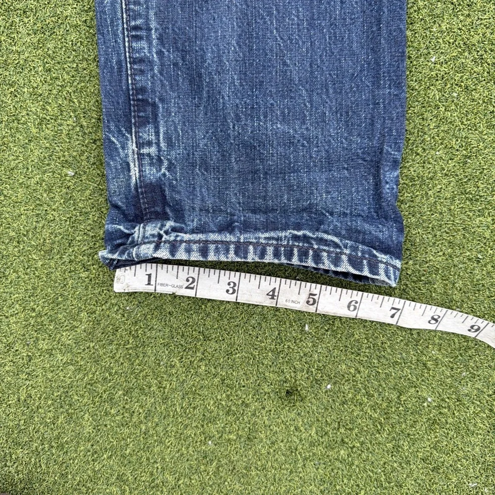 Simon Miller Jeans Mens 34x34 Blue Selvedge Gunnison 001 Narrow Made in USA